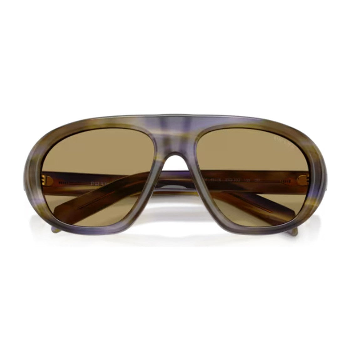 Luxottica Group S.P.A. Striped C05s Acetate Sunglasses