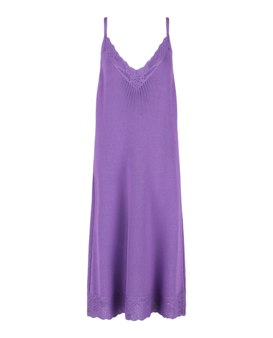 Balenciaga Lace-Knit Slip Dress