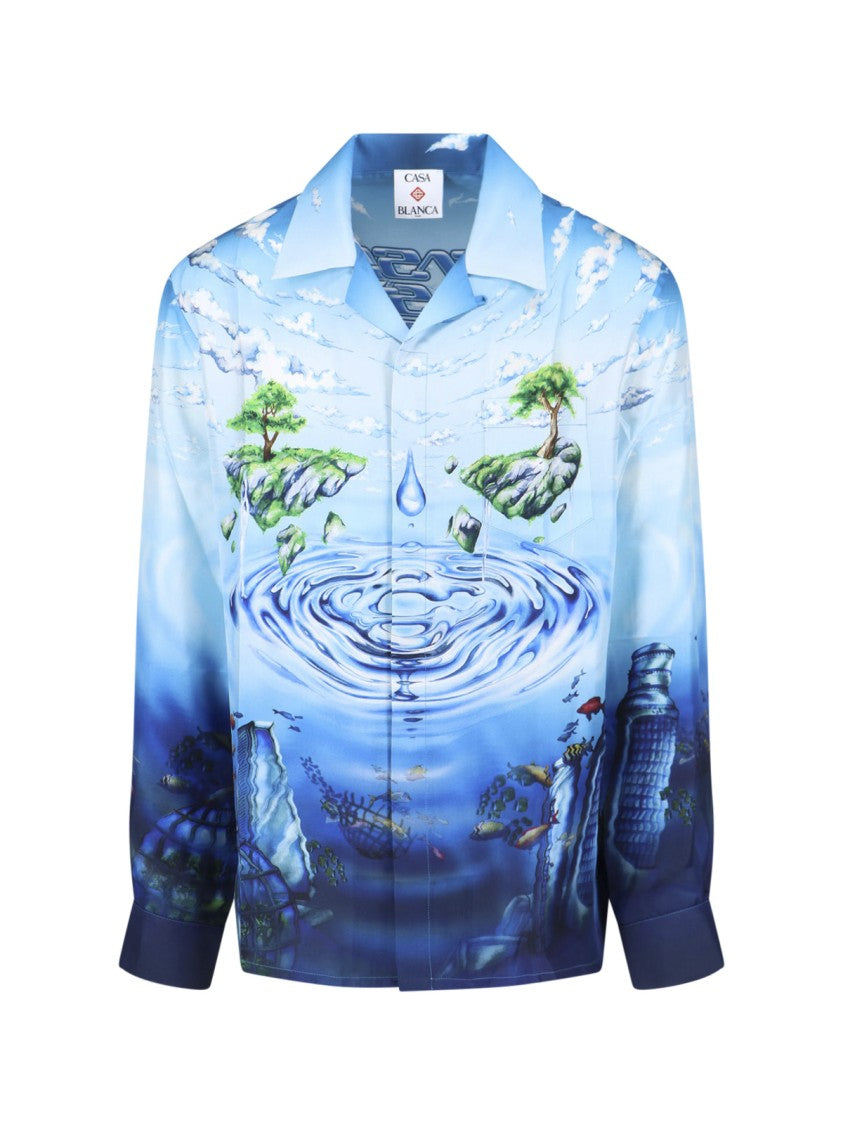 Casablanca "Lost Atlantis" Shirt Multicolor