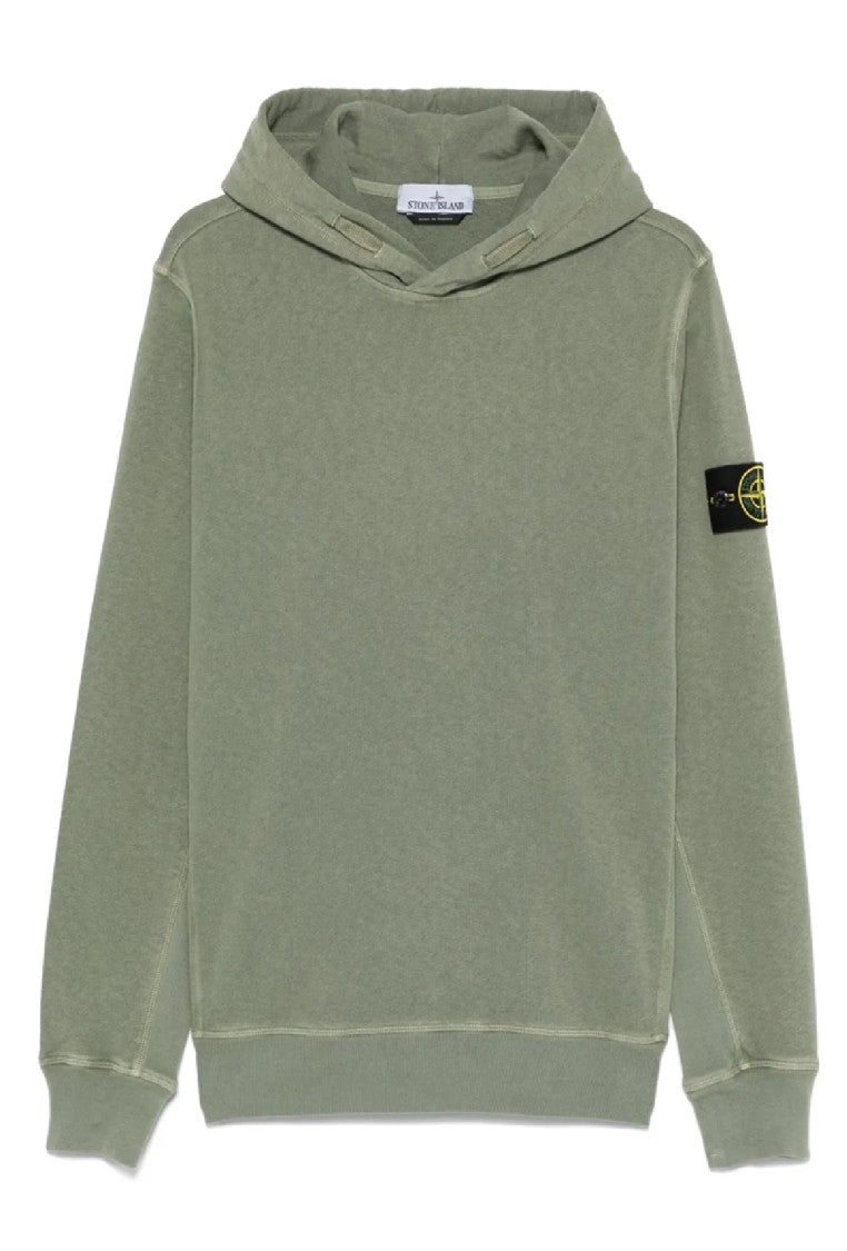Stone Island Relaxed Fit Hooded Sweatshirt