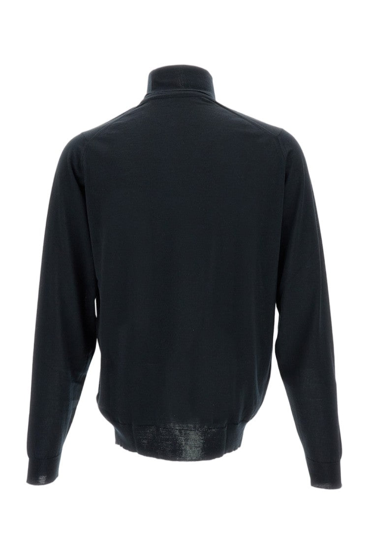 John Smedley Roll Neck Pullover In Extra Fine Merino Wool