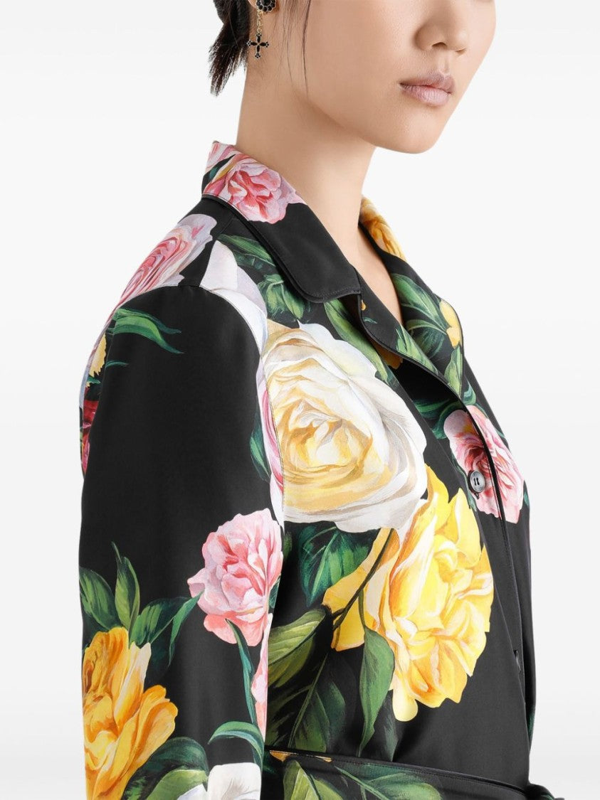 Dolce & Gabbana Rose Print Shirt