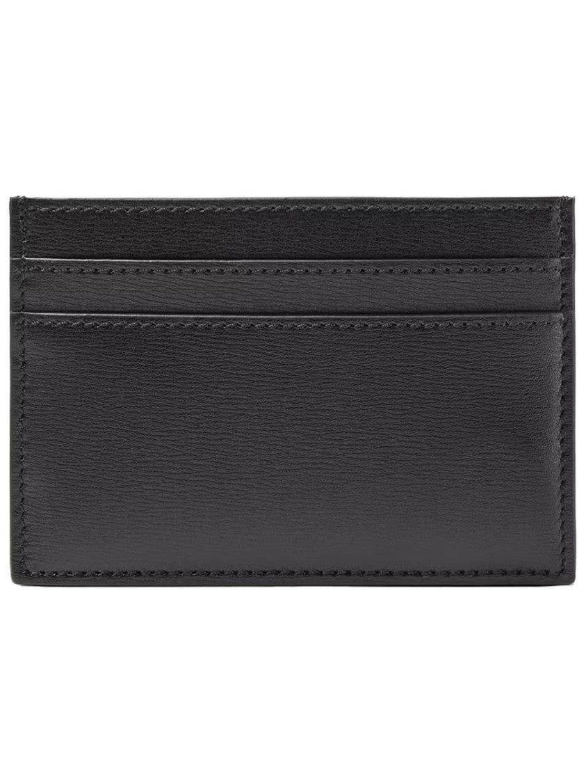 Fendi Squared Ff Black Leather Card Holder