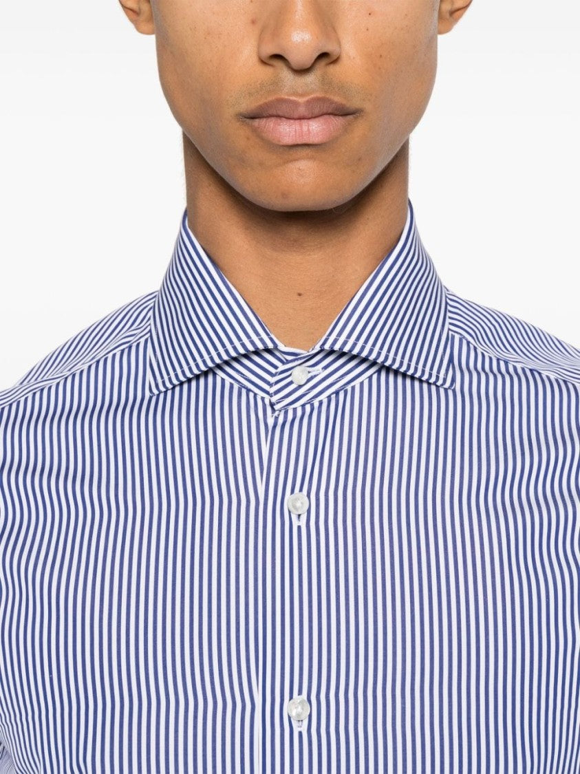 Barba Stylish Striped Shirt With Tailored Fit And Premium Fabric