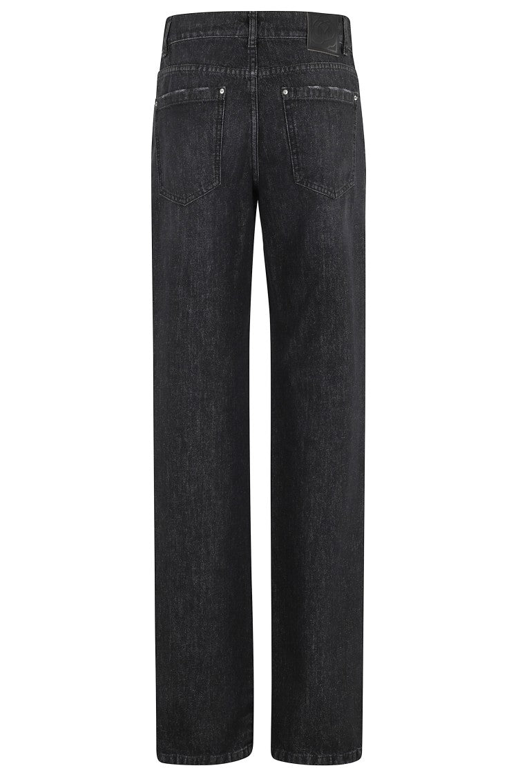 Stella Maxwell X Marella Straight-Leg Jeans With Iced Finish