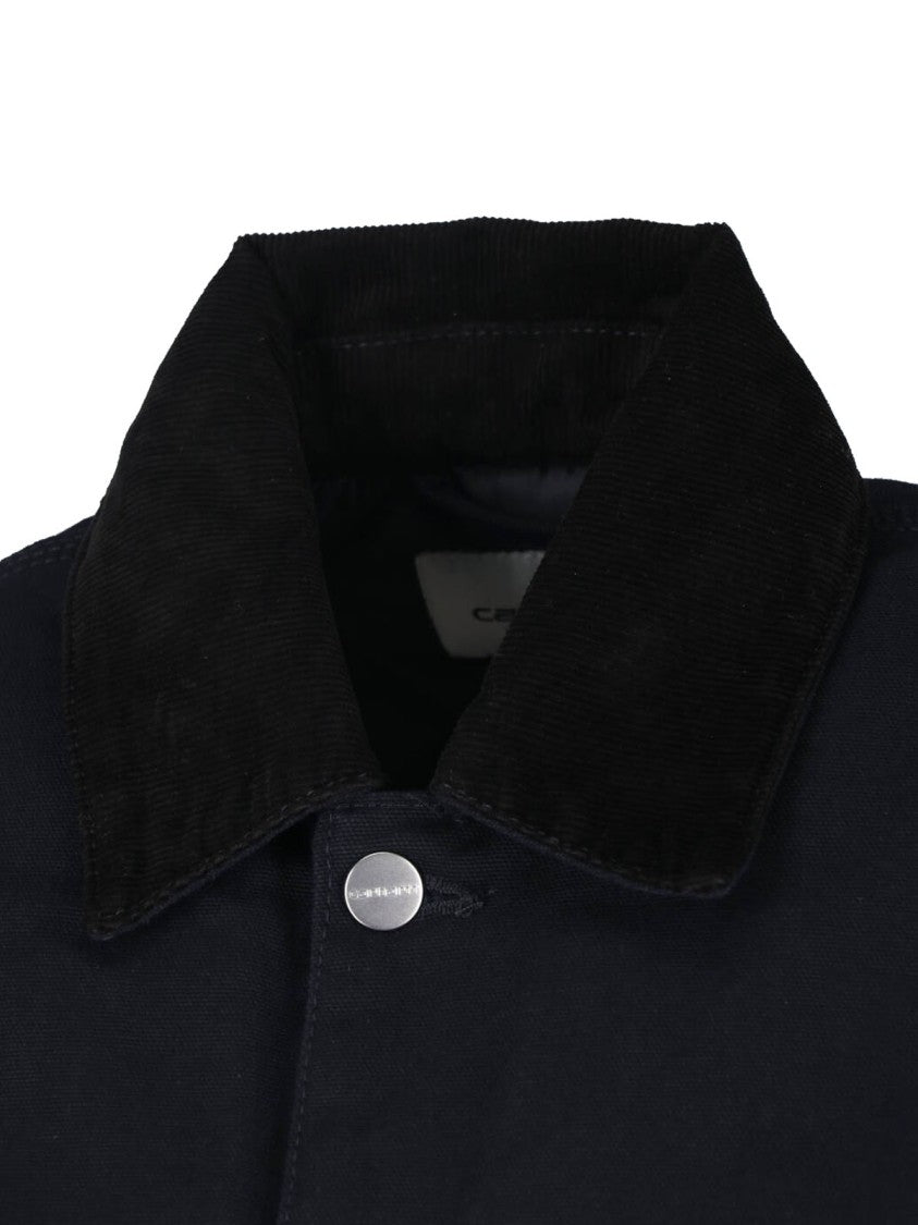Carhartt Wip Black Og Michigan Cotton Jacket