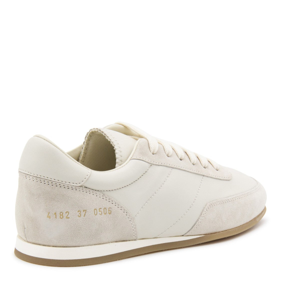 Common Projects White Leather Minimal Runner Sneakers