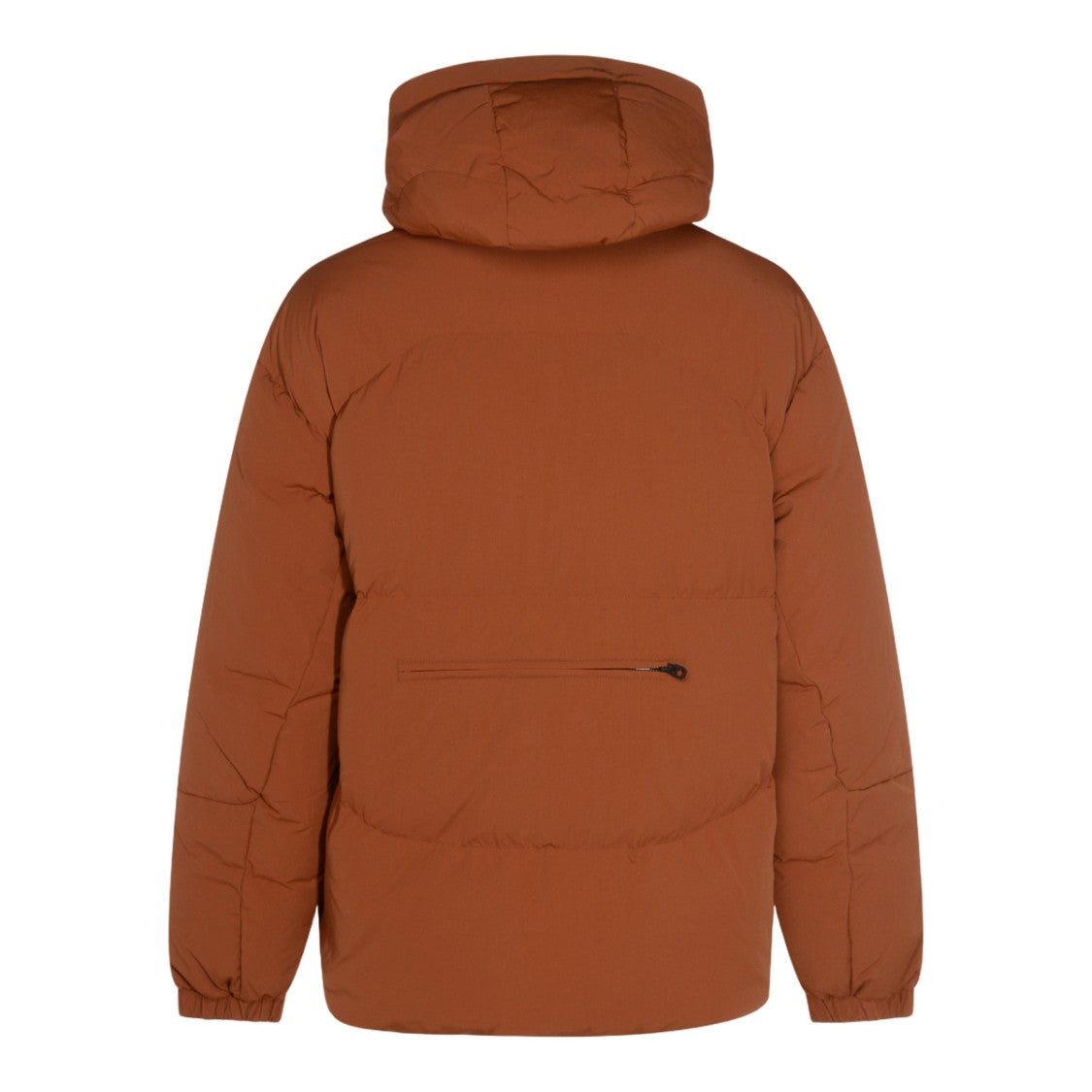 Jg1 Rust Padded Coat With High Collar