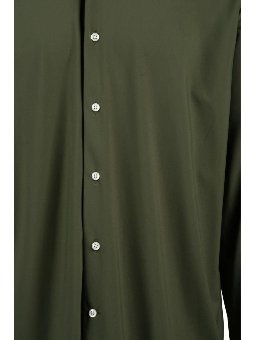 Ghirardelli Next Green Polyamide-Blend Stretch Shirt
