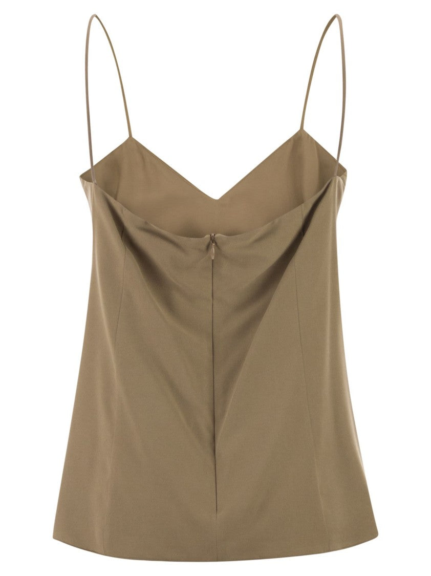 Max Mara Mxmunghia - Silk Canvas Top