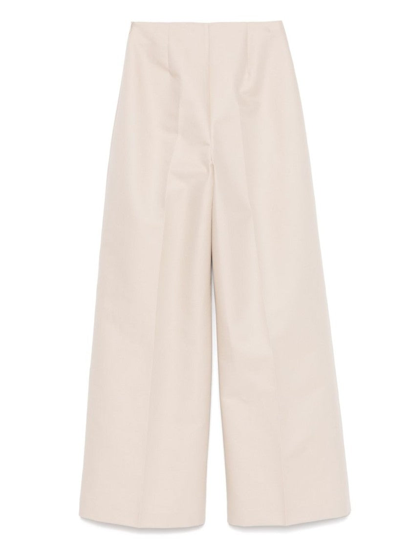 Róhe Sand Beige Palazzo Trousers