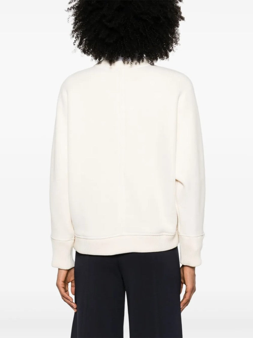 Max Mara Relaxed-Fit Sweatshirt With Classic Crew Neckline