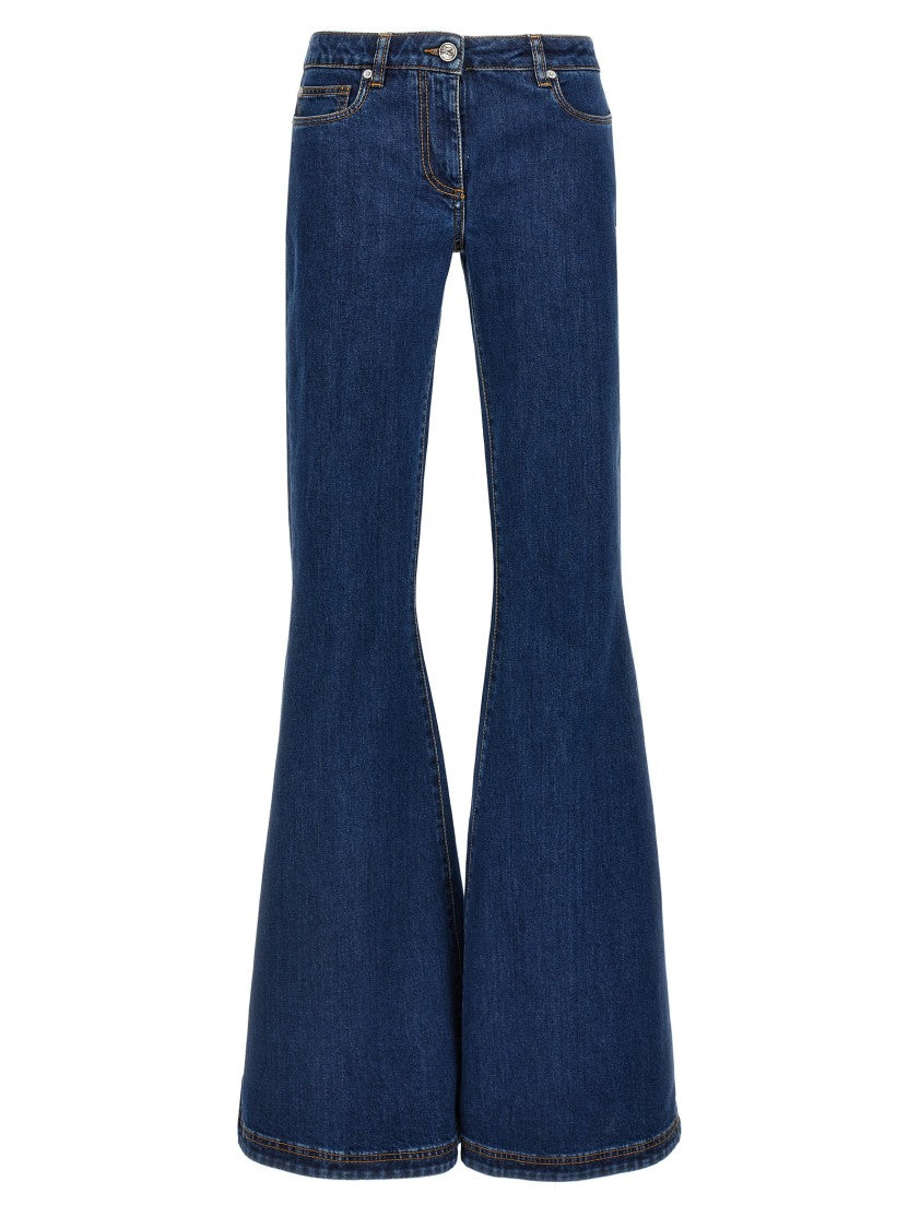Etro Flared Wide Leg Denim Jeans