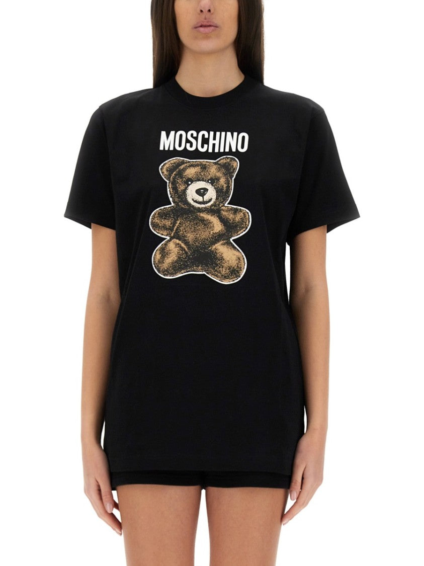 Moschino Playful Teddy Bear Graphic T-Shirt