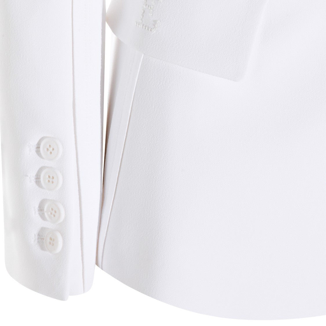 Elisabetta Franchi Tailored Ivory Blazer