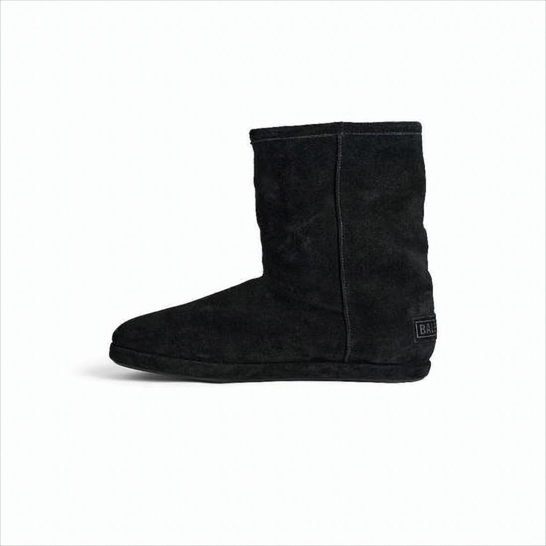 Balenciaga Mid-Calf Black Boots With Silhouette
