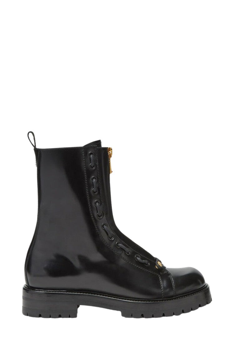 Versace Column Boots In Black