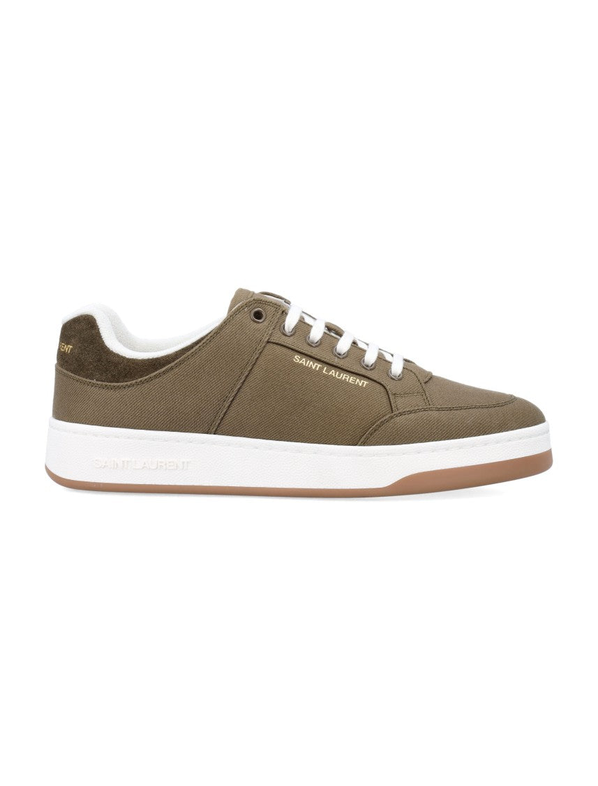 Saint Laurent Sl61 Gabardine Sneakers
