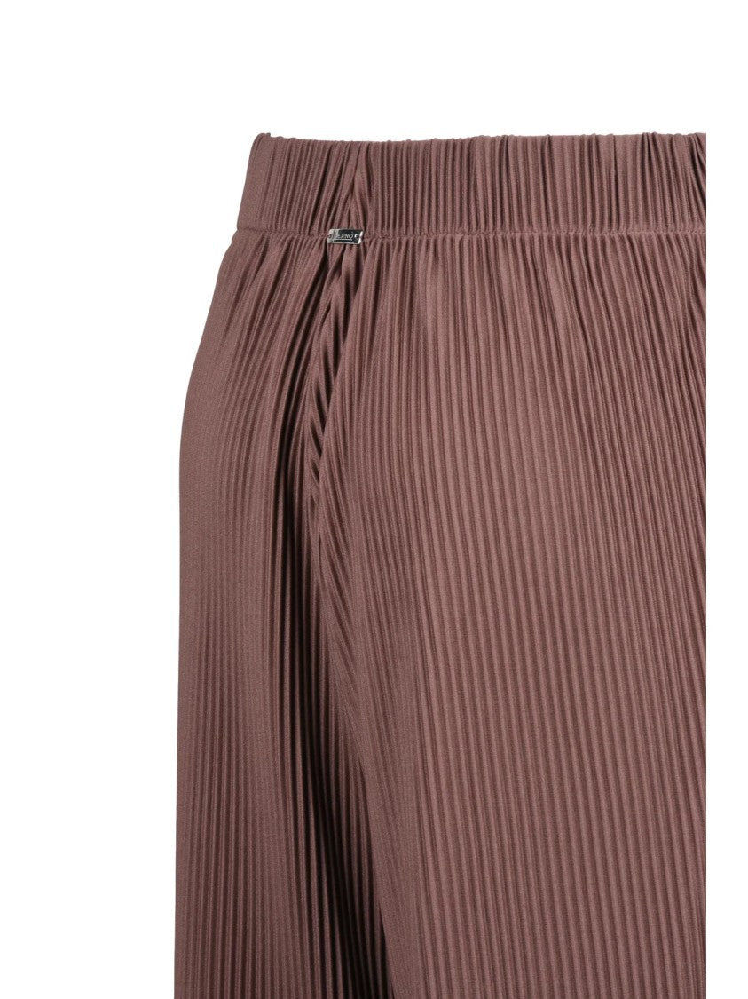Herno Resort Pleated Wide-Leg Jumpsuit With Elasticated Waistband
