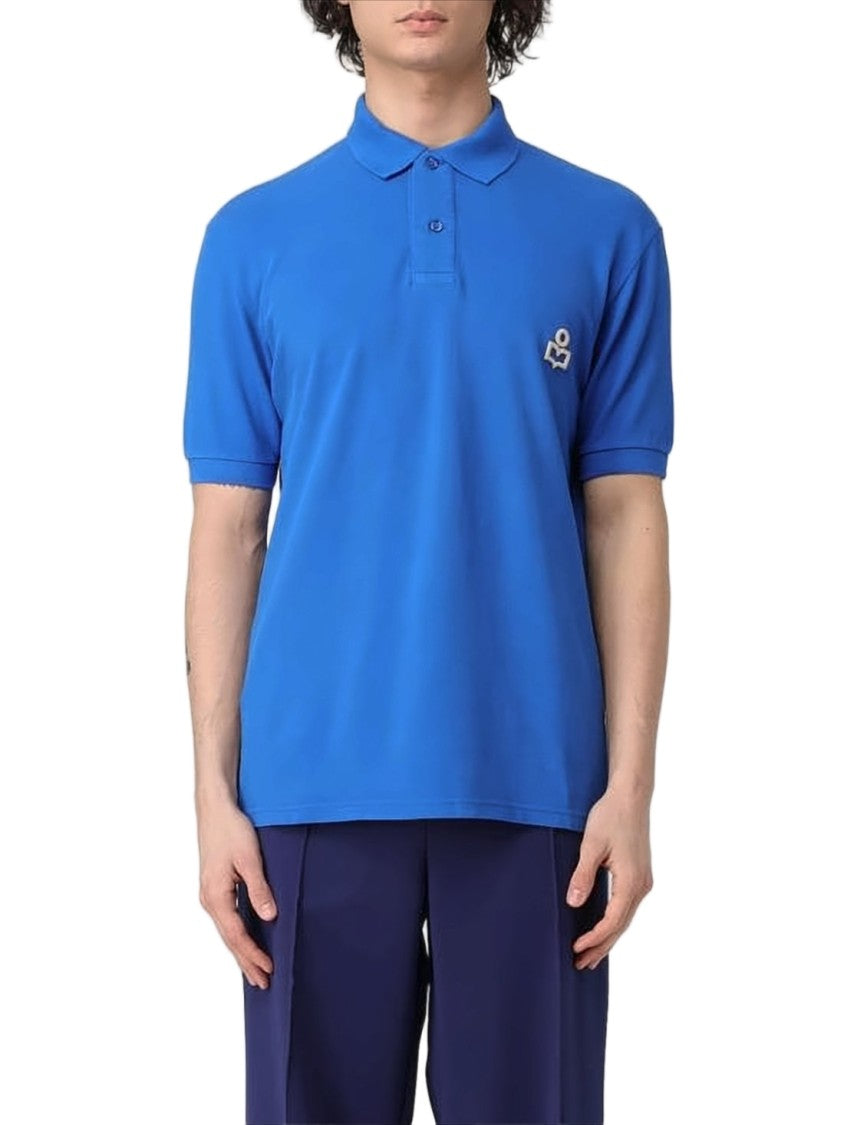 Isabel Marant Structured Collar Polo Shirt With Two-Button Placket
