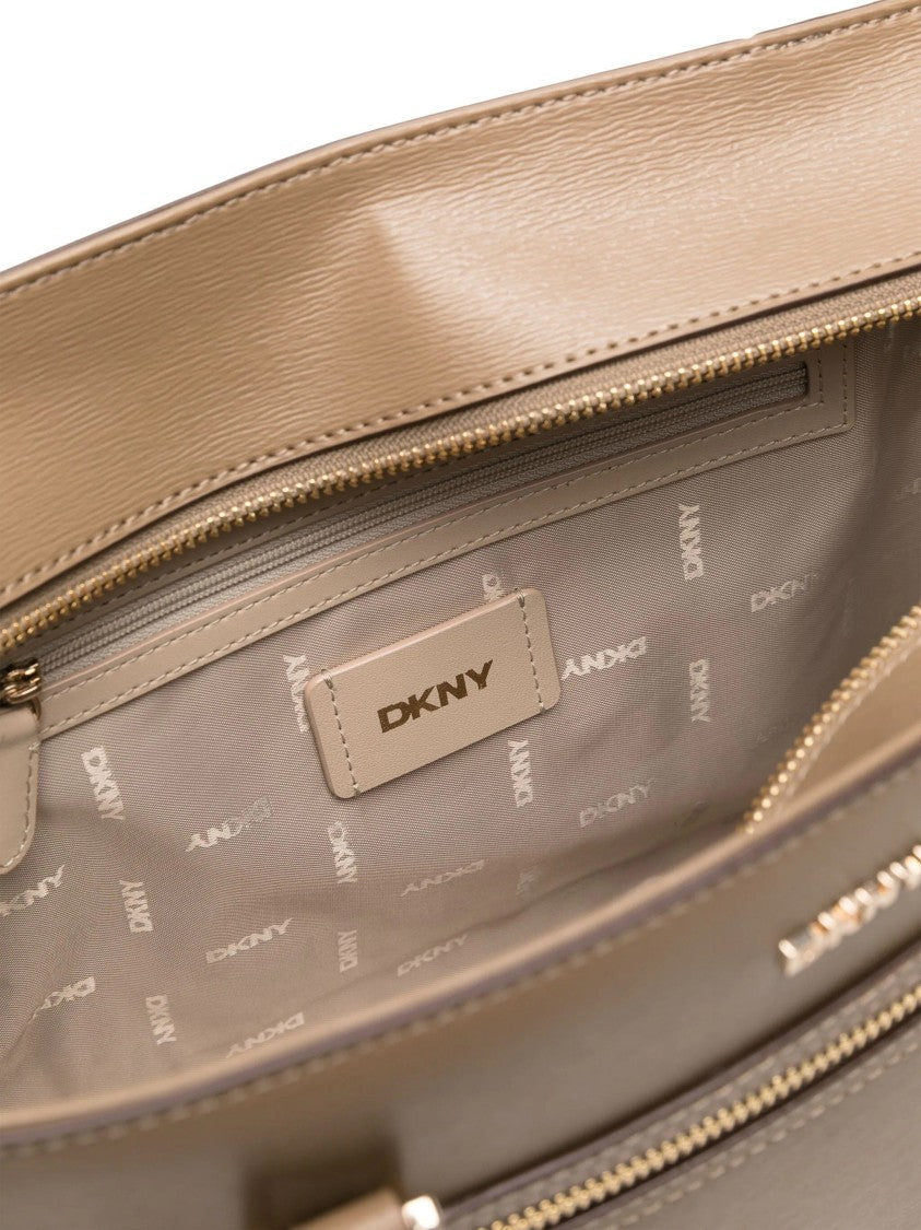 Dkny Logo-Lettering Tote Bag