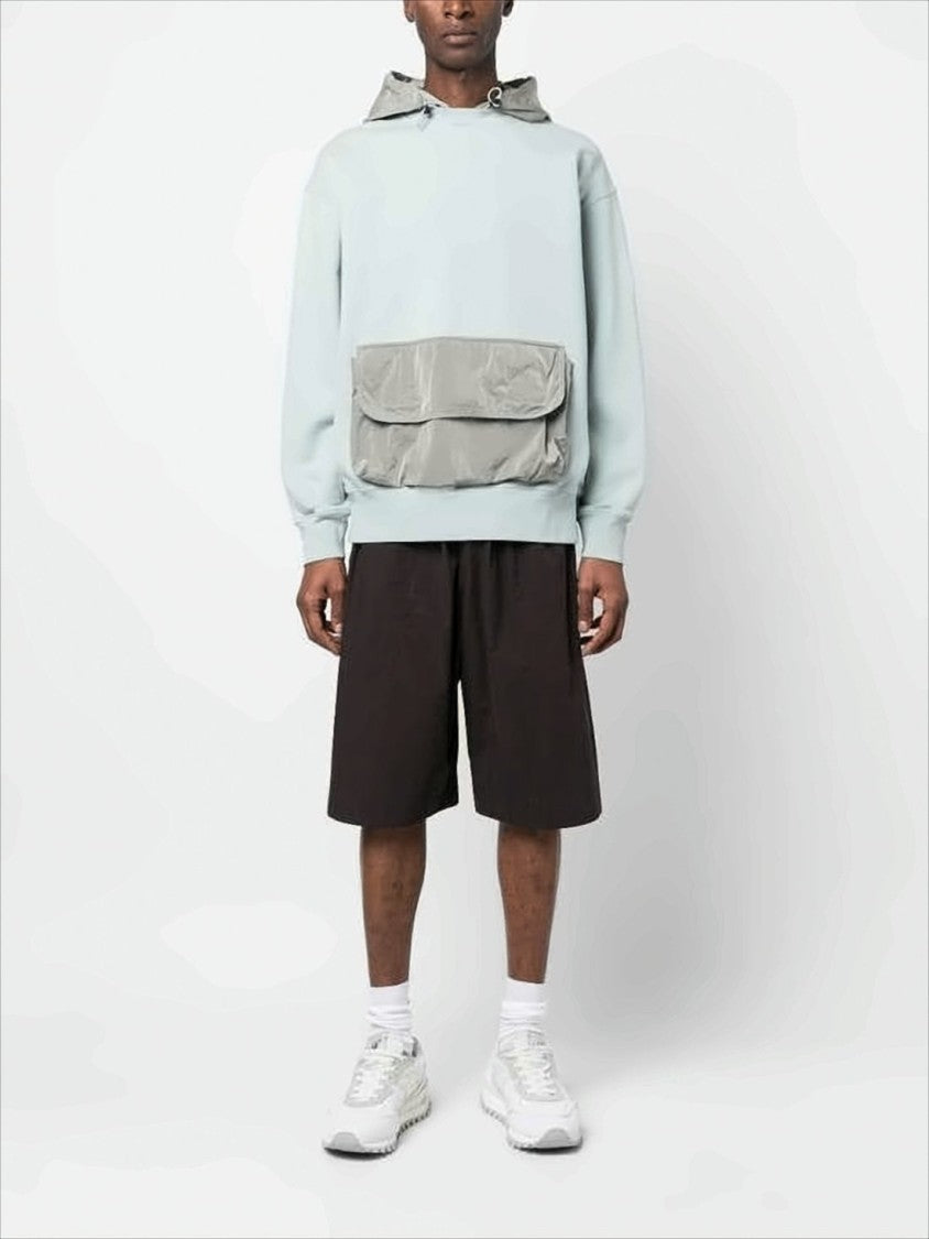 Aries Arise Light Blue Relaxed Fit Hoodie