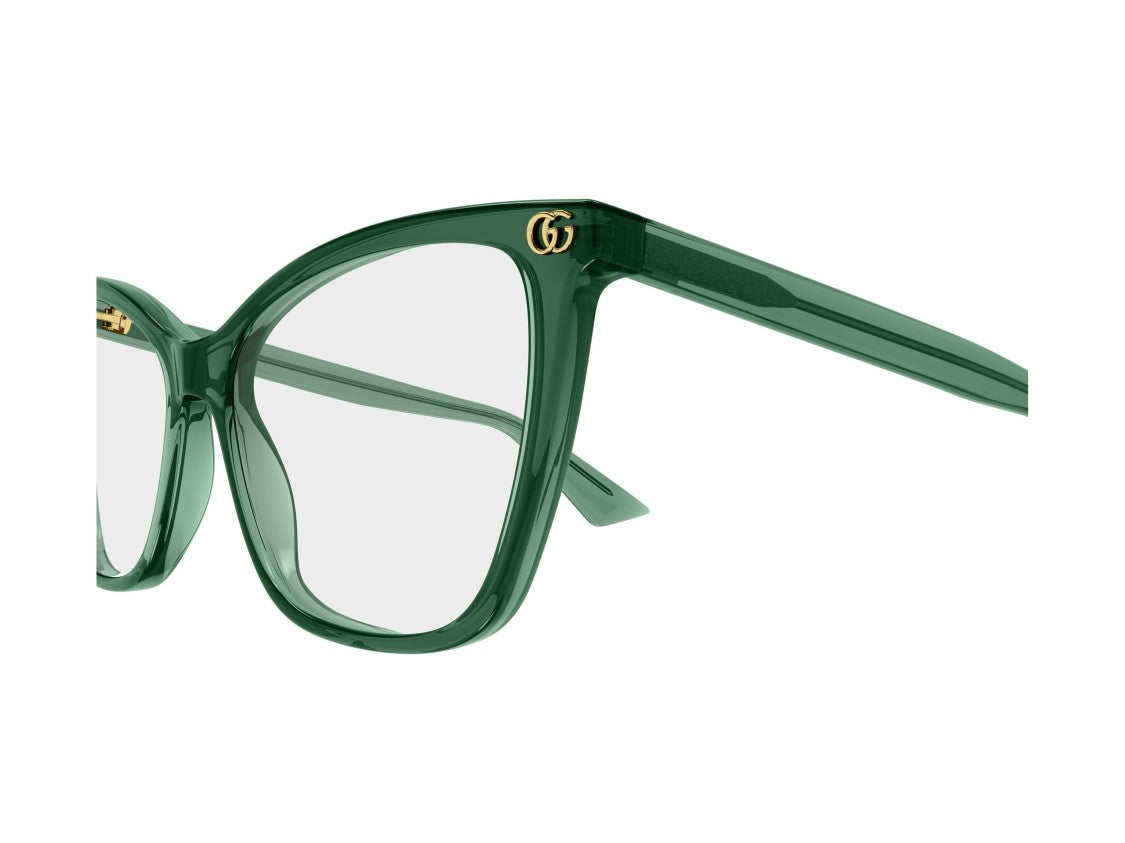 Gucci Gold Gg1817o Oversized Square Acetate Eyeglasses