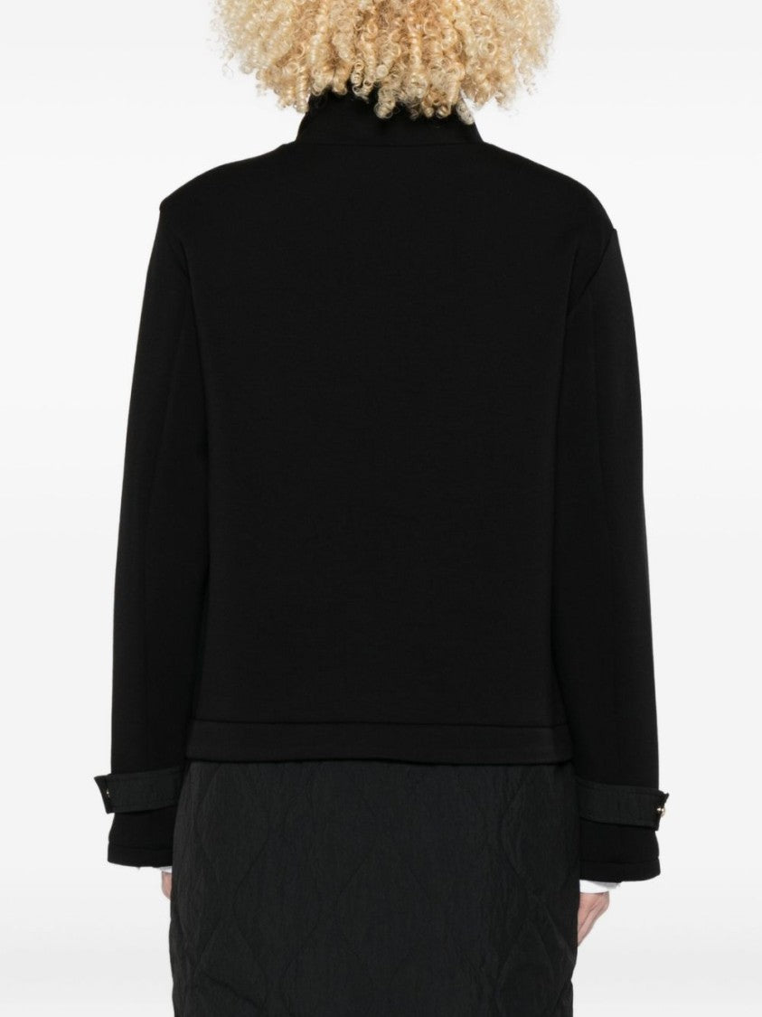 Liu Jo Fitted Black Jacket With High Collar