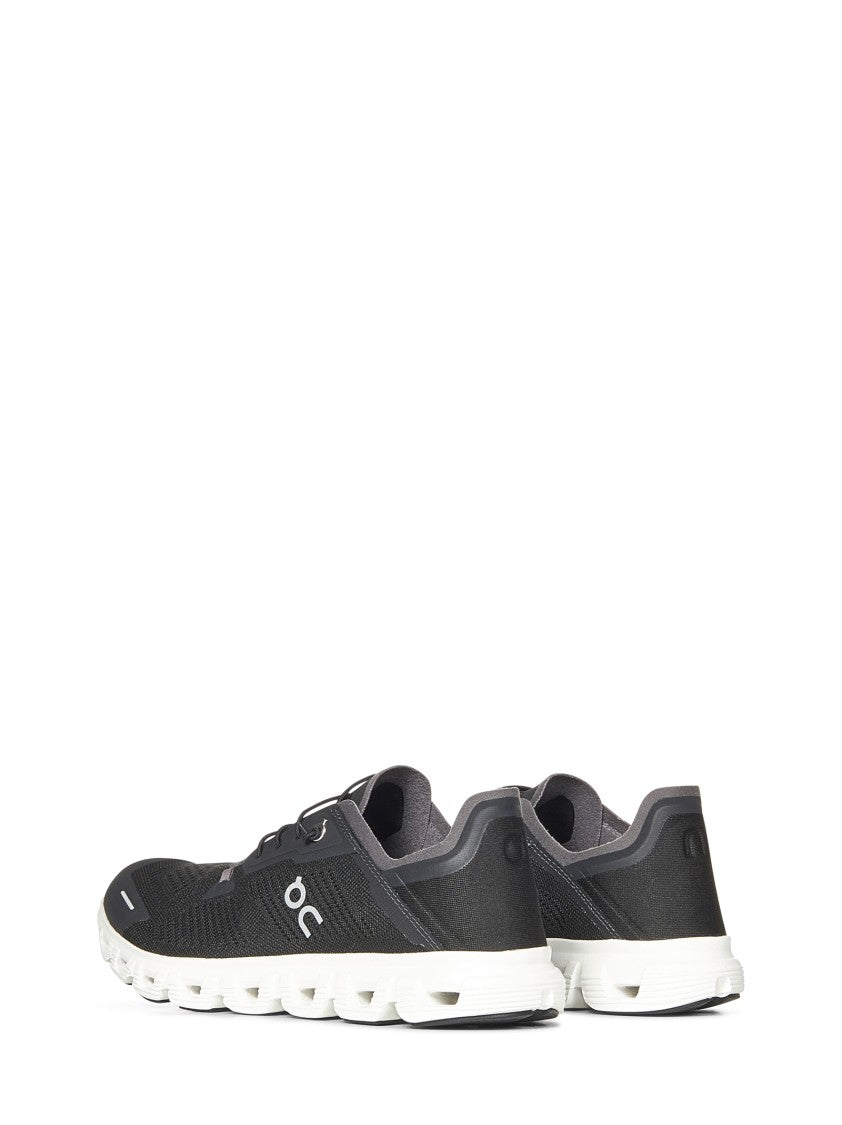 On Running Breathable Black Mesh Sneakers