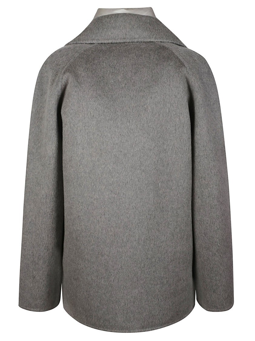 Add Double Breasted Cropped Jacket