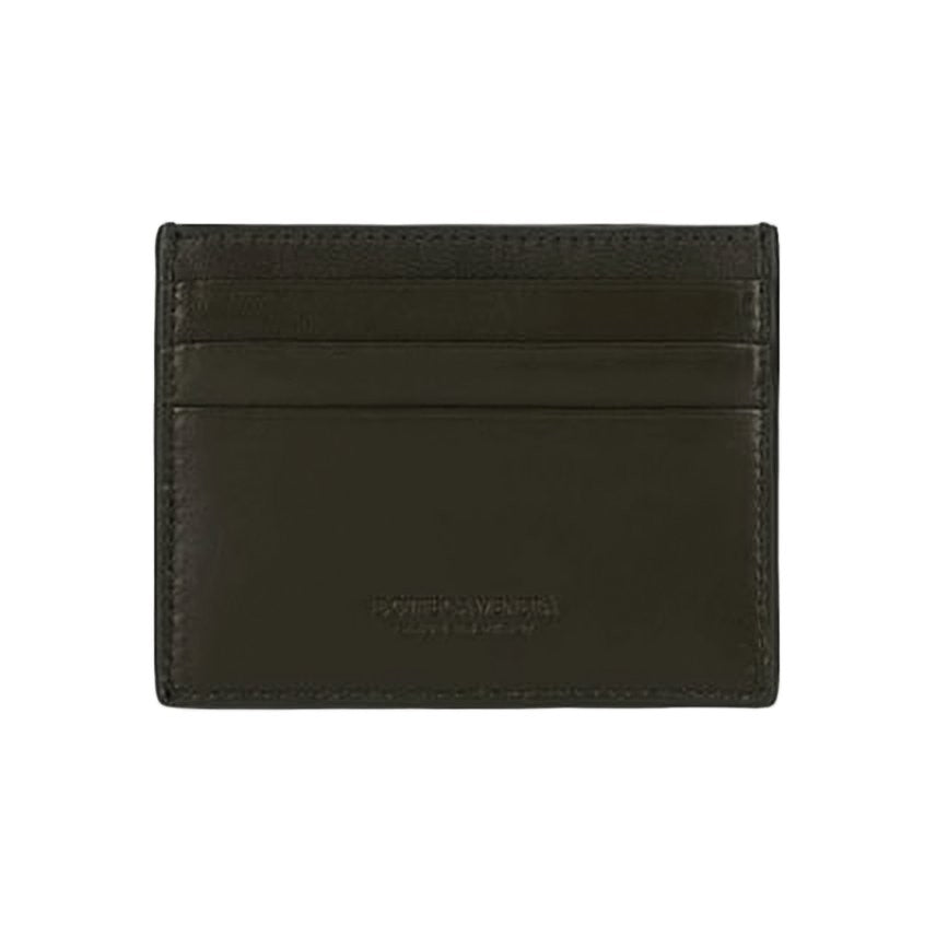 Bottega Veneta Two-Tone Leather Wallet With Woven Detail