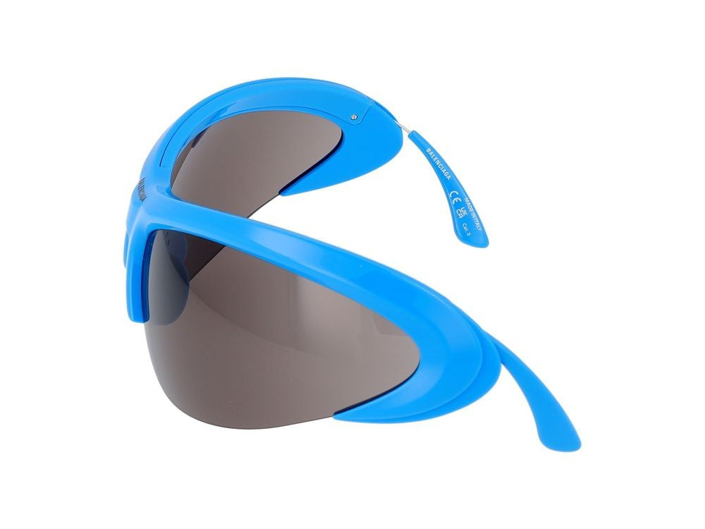 Balenciaga Sunglasses Bb0232s 004 Light Blue Silver Grey 91/16/125