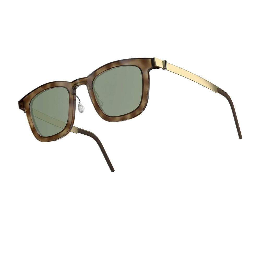 Lindberg Lindberg Sun Titanium 85097 K284/Al22/Pgt/Sl122 Light Havana Square Framed Lindberg Titanium Sunglasses