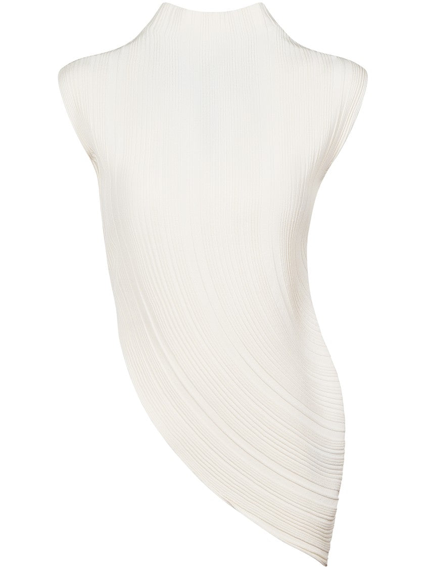 Herno Asymmetrical High Neck Top