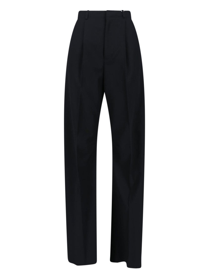 Mm6 By Maison Margiela Straight-Leg Tailored Trousers – Neutral