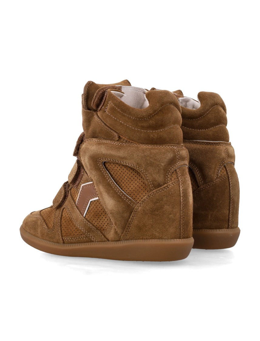 Isabel Marant Suede Wedge Sneakers With Internal Elevation