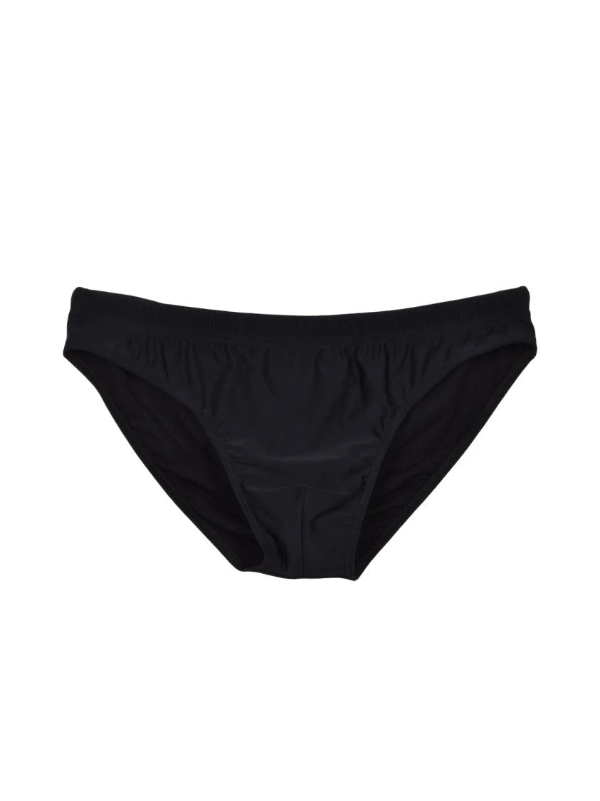 Moschino Couture Snug-Fit Black Moschino Couture Swim Briefs