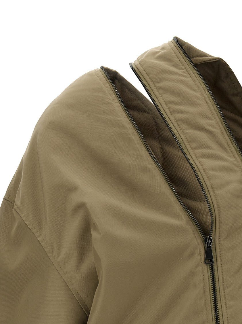 Y/Project 'Double Zip Pinched Logo' Jacket