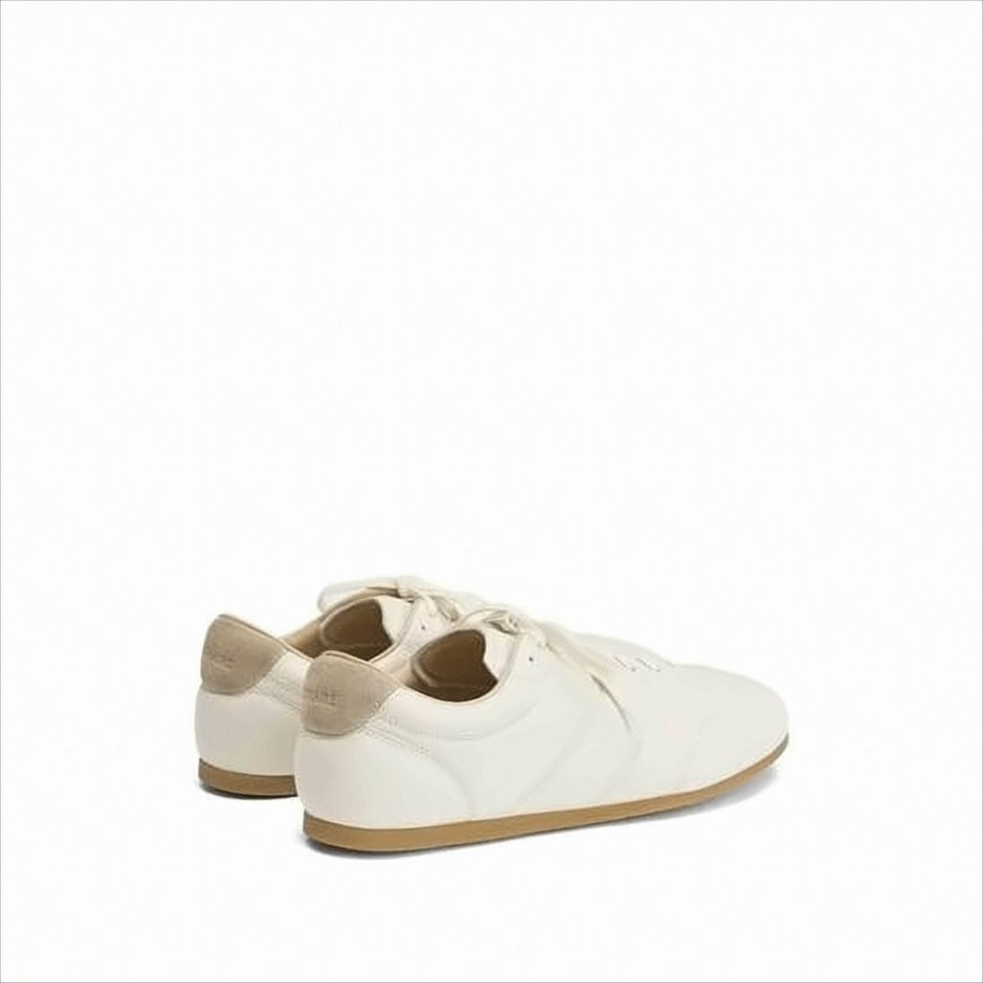 Lemaire Low-Top Minimalist Sneakers In Smooth Lambskin Leather