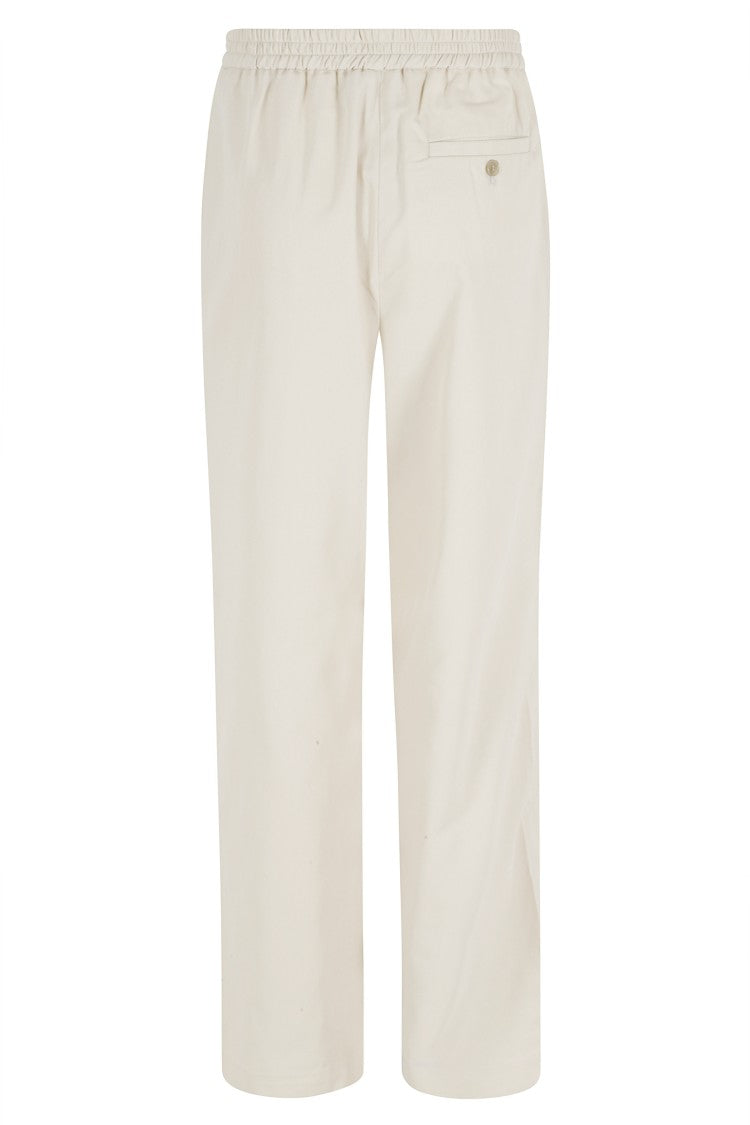 Department 5 Butter Charm Elastic-Back Cotton Palazzo Pants