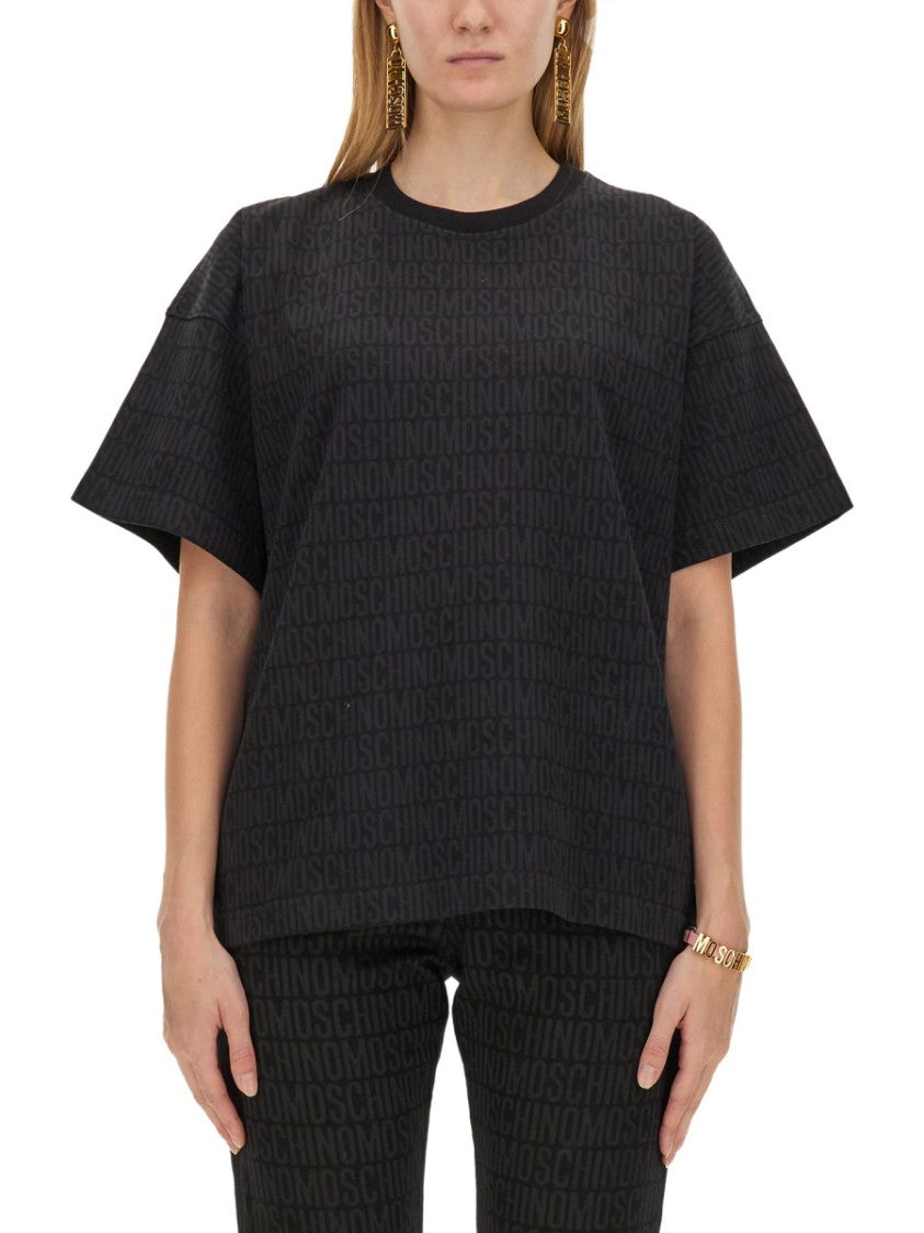 Moschino Oversized Logo Print T-Shirt