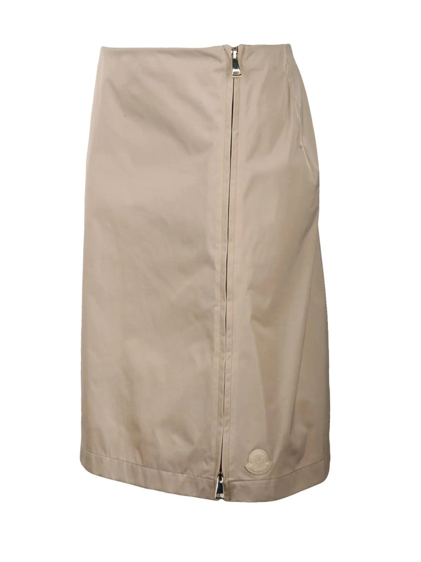 Moncler Nylon Skirt - Beige