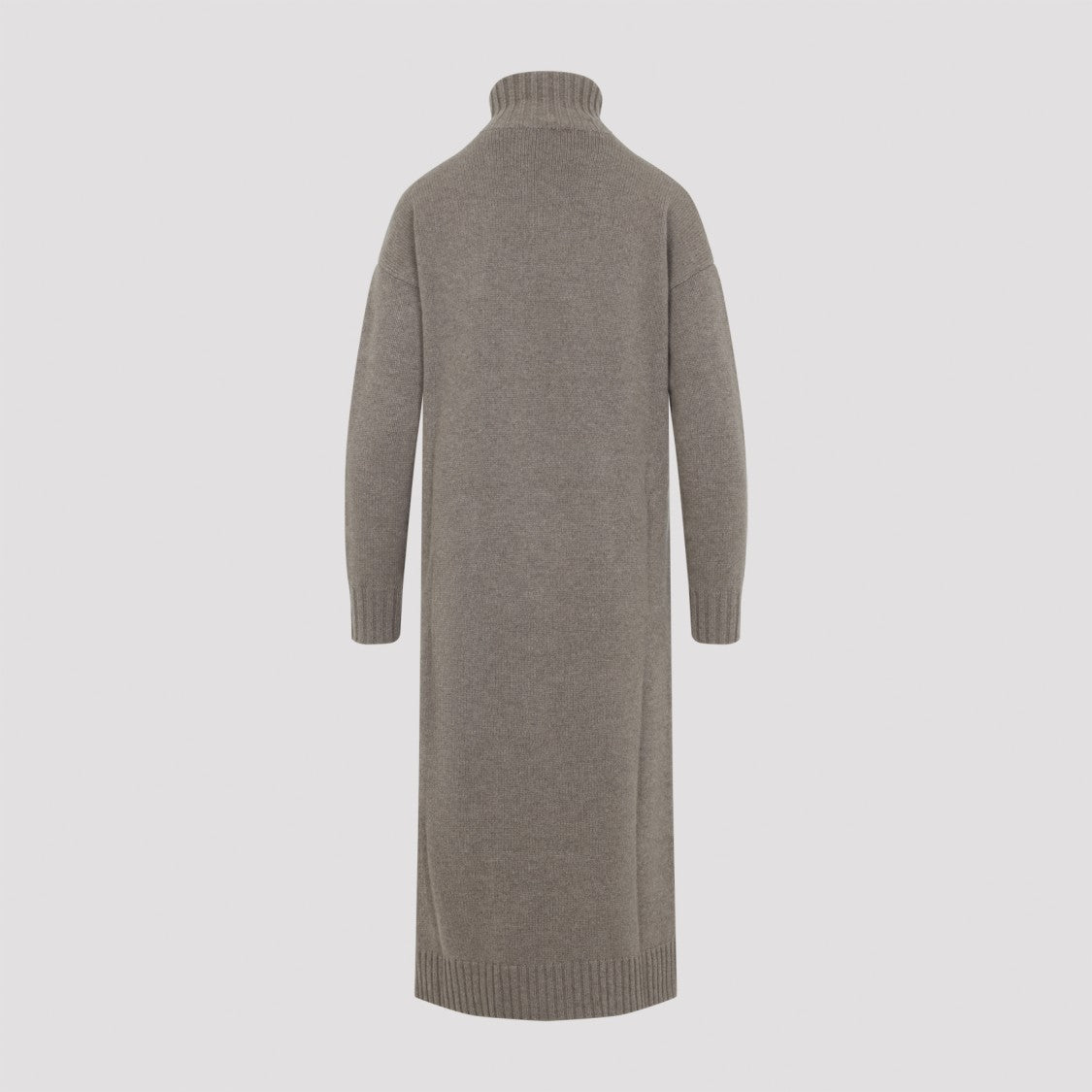 Max Mara High Turtleneck Cashmere Midi Dress