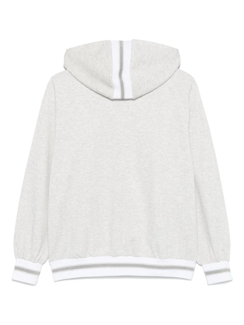 Dexterior Lightweight Zip-Up Hoodie With Ribbed Cuffs