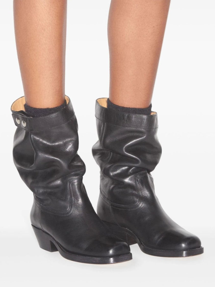 Isabel Marant Black Leather Boots