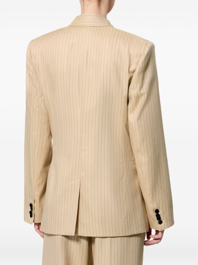 Isabel Marant Tailored Double-Breasted Pinstripe Jacket