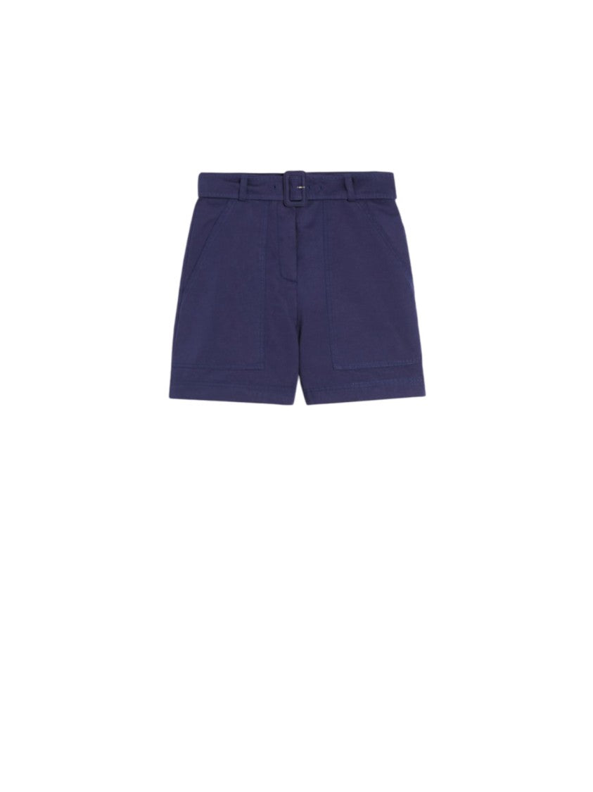 Max Mara Flared Bermuda Shorts With Cargo Pockets