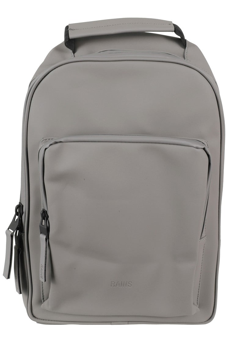 Rains Grey Backpack With Padded Straps