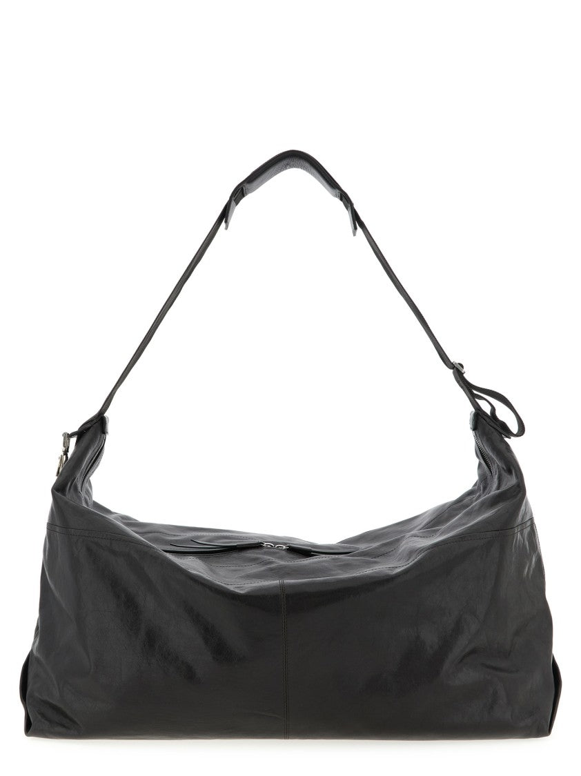 Lemaire 'Berlingot 72H Weekend' Leather Shoulder Bag