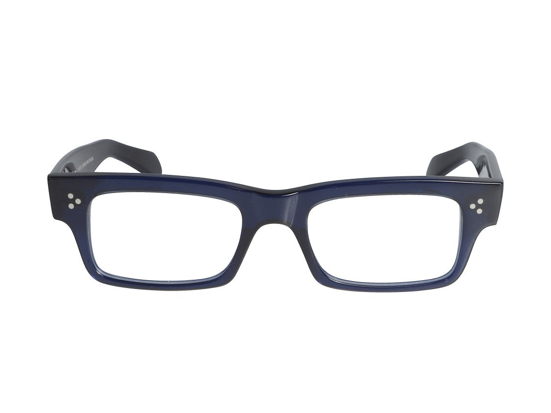 Kador Mark Silver Accent Thick Frame Rectangular Eyeglasses